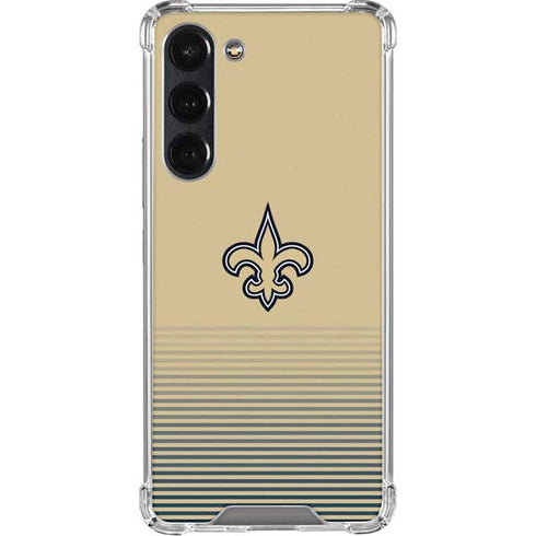 NFL New Orleans Saints Breakaway Galaxy S24 FE Clear Case
