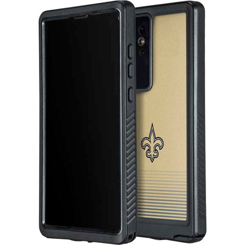 NFL New Orleans Saints Breakaway Galaxy S24 Ultra Waterproof Case