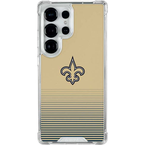 NFL New Orleans Saints Breakaway Galaxy S25 Ultra Clear Case