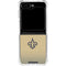 NFL New Orleans Saints Breakaway Galaxy Z Flip6 Clear Case