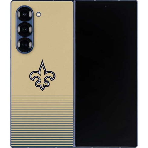 NFL New Orleans Saints Breakaway Galaxy Z Fold6 Skin
