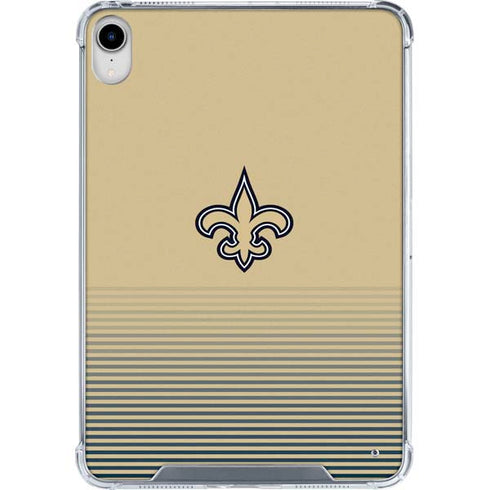 NFL New Orleans Saints Breakaway iPad 11th Gen (2025) Clear Case