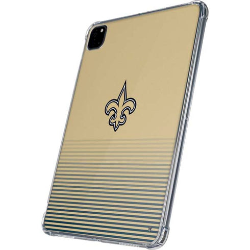NFL New Orleans Saints Breakaway iPad Pro 11in (2024) Clear Case