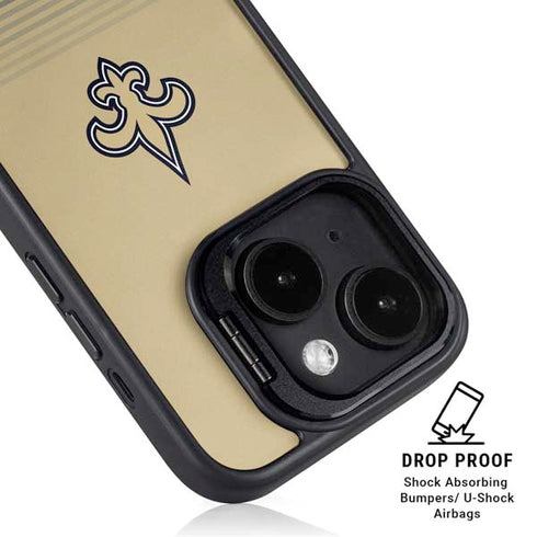 NFL New Orleans Saints Breakaway iPhone 15 Plus Kickstand Case