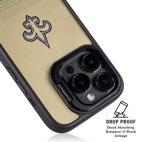 NFL New Orleans Saints Breakaway iPhone 15 Pro Max Kickstand Case