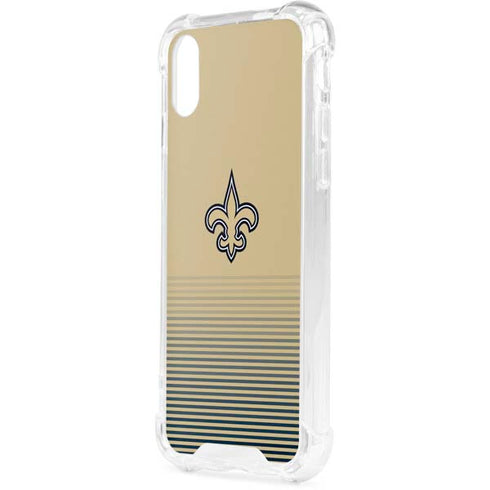 NFL New Orleans Saints Breakaway iPhone XS Clear Case