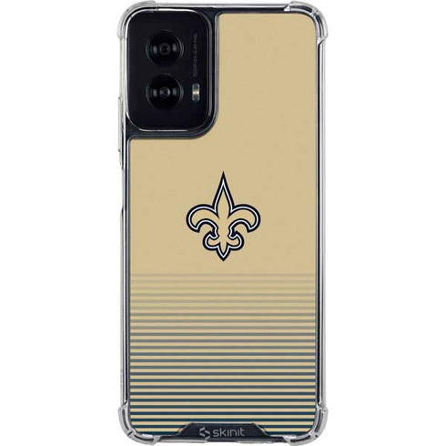 NFL New Orleans Saints Breakaway Moto G Power 5G (2024) Clear Case