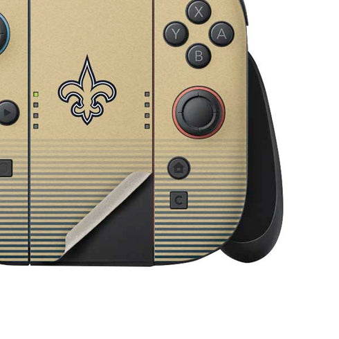 NFL New Orleans Saints Breakaway Nintendo Switch 2 (2025) Joy-Con Controller Skin