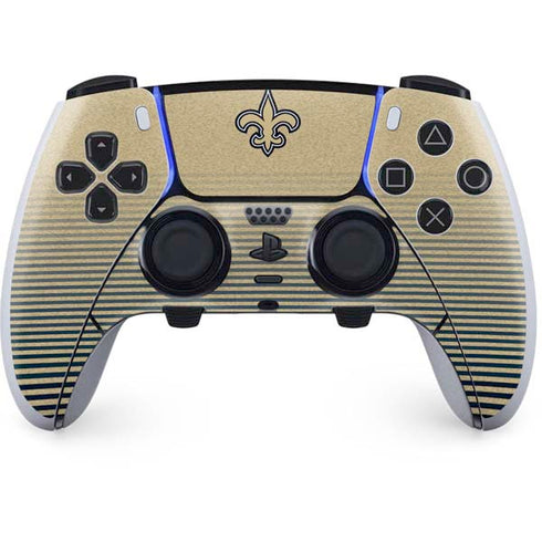 NFL New Orleans Saints Breakaway PS5 DualSense Edge Pro Controller Skin