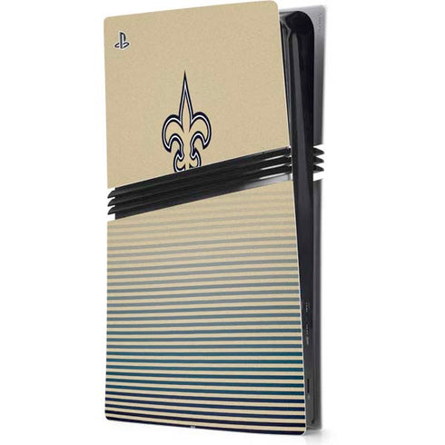 NFL New Orleans Saints Breakaway PS5 Pro Console Skin