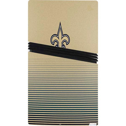 NFL New Orleans Saints Breakaway PS5 Pro Console Skin
