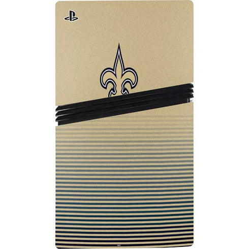 NFL New Orleans Saints Breakaway PS5 Pro Disk Console Skin