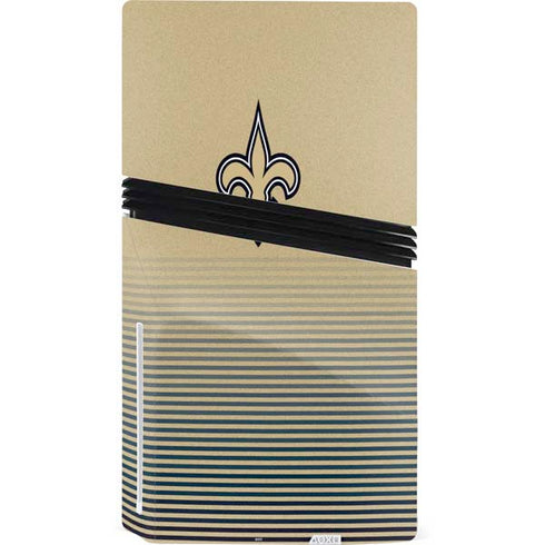 NFL New Orleans Saints Breakaway PS5 Pro Disk Console Skin