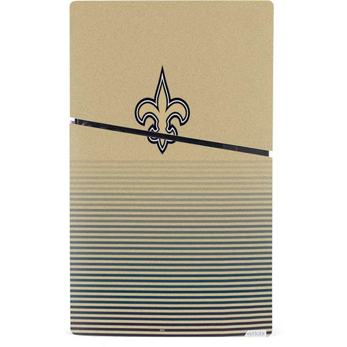 NFL New Orleans Saints Breakaway PS5 Slim Digital Edition Console Skin