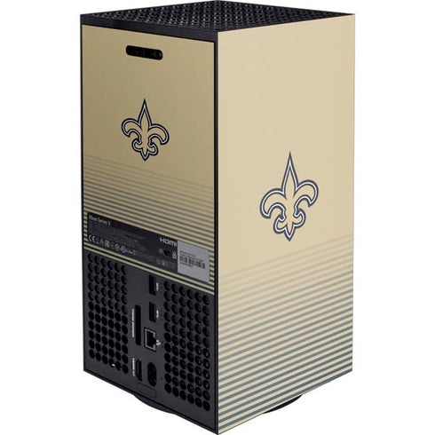 NFL New Orleans Saints Breakaway XBox Series X Digital Edition Console Skin