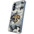 NFL New Orleans Saints Camo Galaxy A35 5G Clear Case