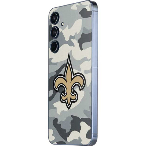 NFL New Orleans Saints Camo Galaxy A55 5G Skin
