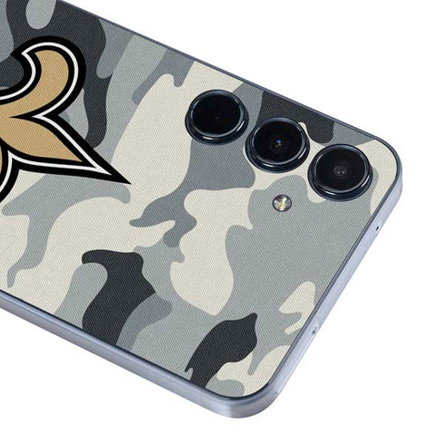 NFL New Orleans Saints Camo Galaxy A55 5G Skin