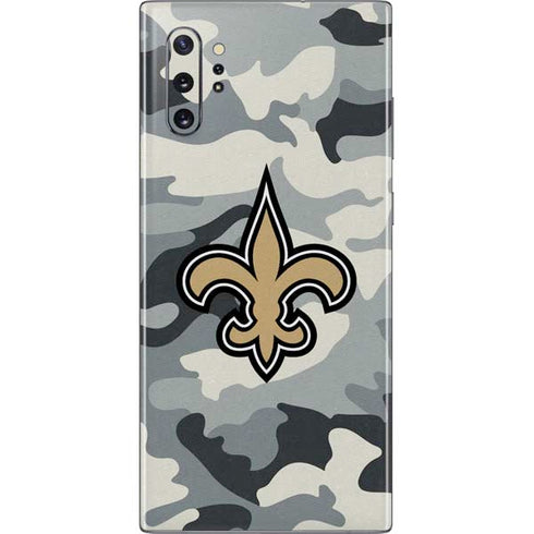 NFL New Orleans Saints Camo Galaxy Note 10 Plus Skin