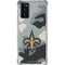 NFL New Orleans Saints Camo Galaxy Note20 5G Clear Case