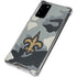 NFL New Orleans Saints Camo Galaxy Note20 5G Clear Case