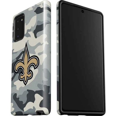 NFL New Orleans Saints Camo Galaxy Note20 5G Pro Case