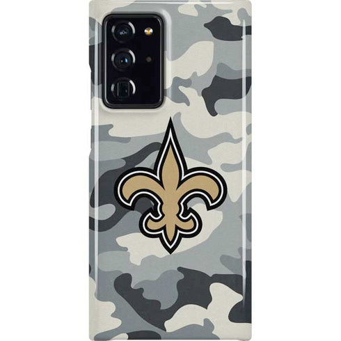 NFL New Orleans Saints Camo Galaxy Note20 Ultra 5G Lite Case