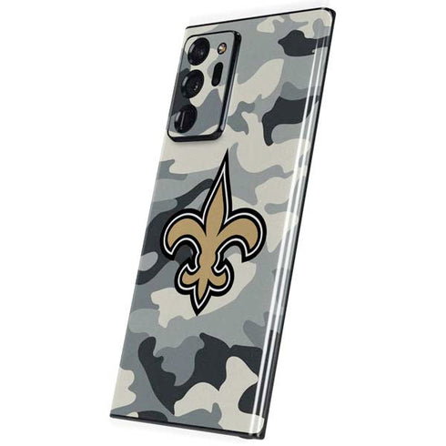 NFL New Orleans Saints Camo Galaxy Note20 Ultra 5G Skin