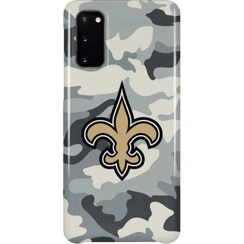 NFL New Orleans Saints Camo Galaxy S20 Lite Case