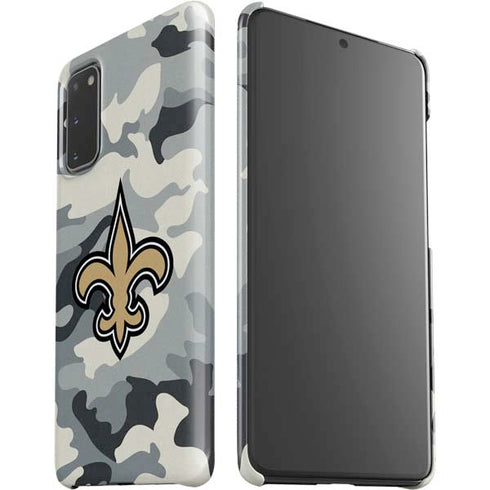 NFL New Orleans Saints Camo Galaxy S20 Lite Case