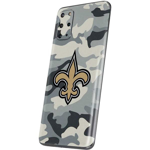 NFL New Orleans Saints Camo Galaxy S20 Plus Skin