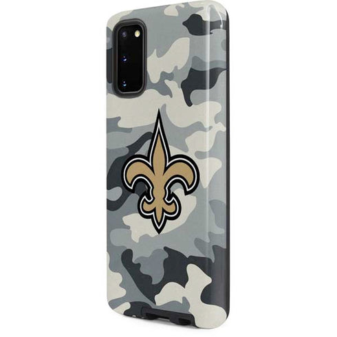 NFL New Orleans Saints Camo Galaxy S20 Pro Case