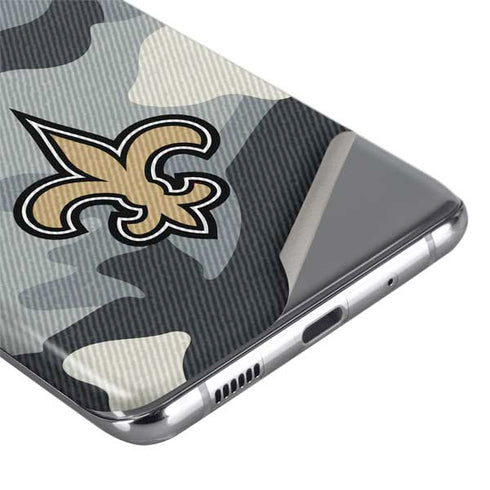 NFL New Orleans Saints Camo Galaxy S20 Ultra 5G Skin