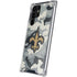 NFL New Orleans Saints Camo Galaxy S23 Ultra Clear Case