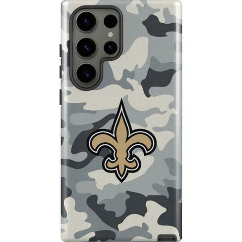 NFL New Orleans Saints Camo Galaxy S23 Ultra Pro Case