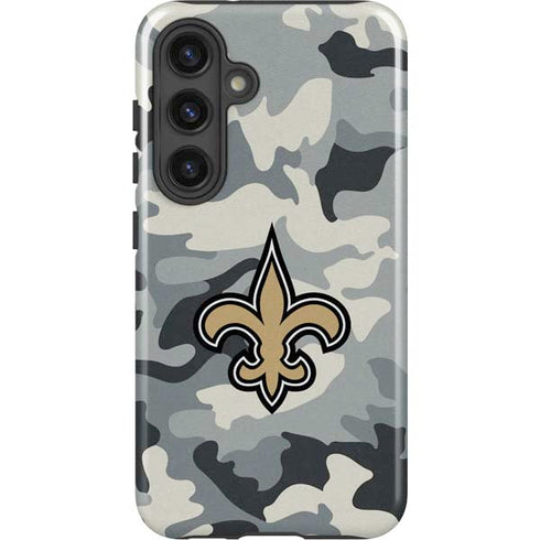 NFL New Orleans Saints Camo Galaxy S25 Impact Case