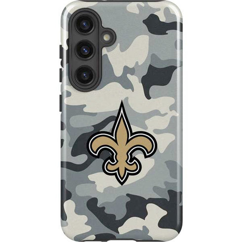 NFL New Orleans Saints Camo Galaxy S25 Plus Impact Case