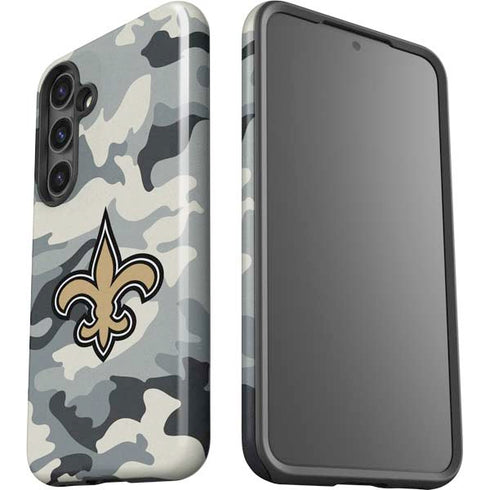 NFL New Orleans Saints Camo Galaxy S25 Plus Impact Case