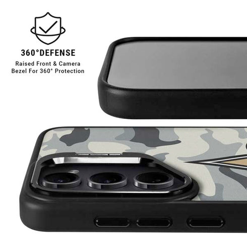 NFL New Orleans Saints Camo Galaxy S25 Plus Kickstand Case