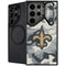 NFL New Orleans Saints Camo Galaxy S24 Ultra Kickstand Case