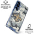 NFL New Orleans Saints Camo Galaxy S25 Plus Clear Case