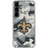 NFL New Orleans Saints Camo Galaxy S26 Clear Case
