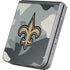 NFL New Orleans Saints Camo Galaxy Z Flip6 Skin