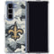 NFL New Orleans Saints Camo Galaxy Z Fold5 5G Clear Case