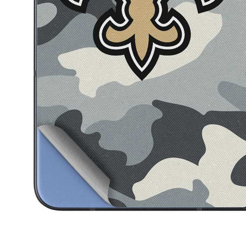 NFL New Orleans Saints Camo Galaxy Z Fold5 5G Skin