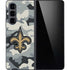NFL New Orleans Saints Camo Galaxy Z Fold5 5G Skin