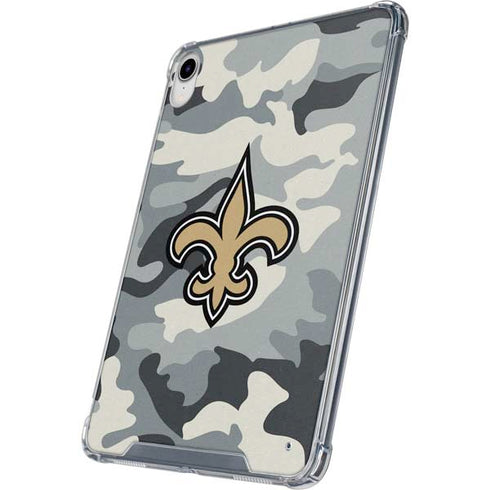 NFL New Orleans Saints Camo iPad 11th Gen (2025) Clear Case