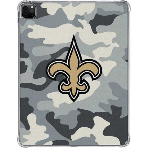 NFL New Orleans Saints Camo iPad Pro 11in (2024) Clear Case