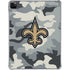 NFL New Orleans Saints Camo iPad Pro 11in (2024) Clear Case