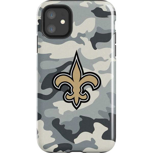 NFL New Orleans Saints Camo iPhone 11 Impact Case